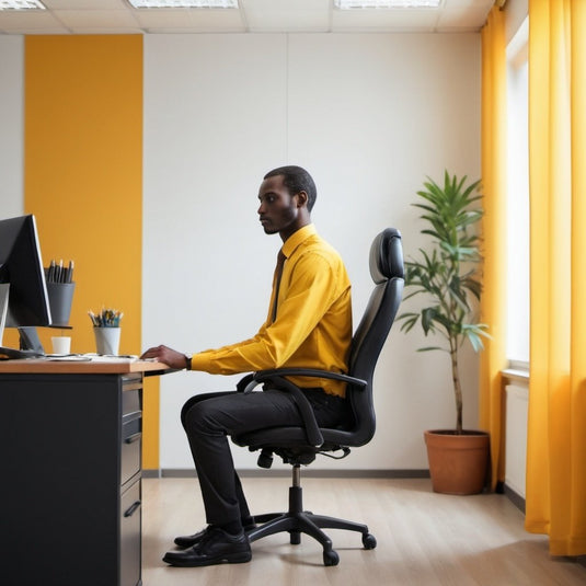 Hoe kies je een bureaustoel voor grote, zware en lange mensen? - Re-Use24
