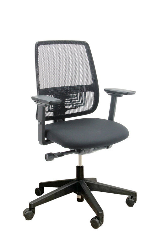 Haworth Comforto 29 Lively Zwart Mesh Refurbished Bureaustoel