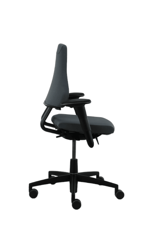 BMA Axia 2.2 Hoge Rug Mirage Grijs 4D - Re-Use24Bureaustoelen