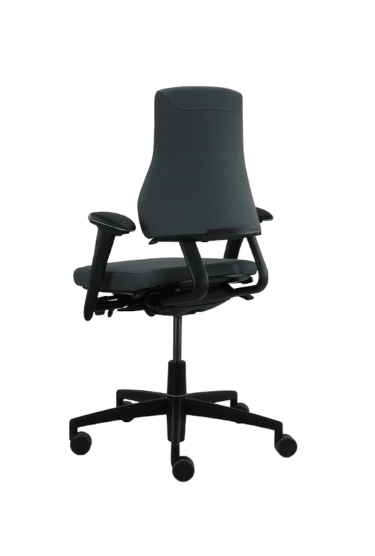 BMA Axia 2.2 Hoge Rug Mirage Grijs 4D - Re-Use24Bureaustoelen