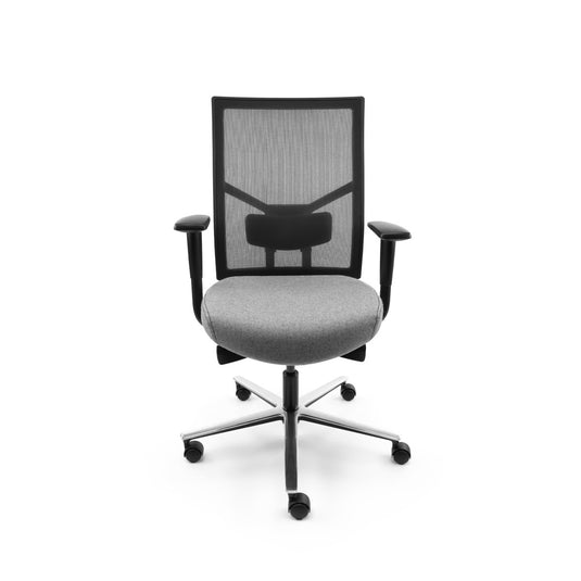 Bureaustoel Chairsupply MORRIS lichtgrijs - Re - Use24Bureaustoelen