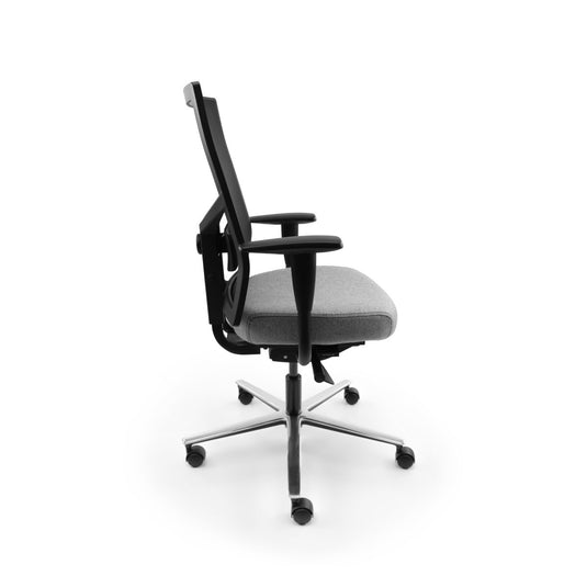 Bureaustoel Chairsupply MORRIS lichtgrijs - Re - Use24Bureaustoelen