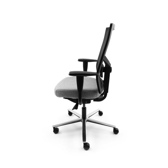 Bureaustoel Chairsupply MORRIS lichtgrijs - Re - Use24Bureaustoelen