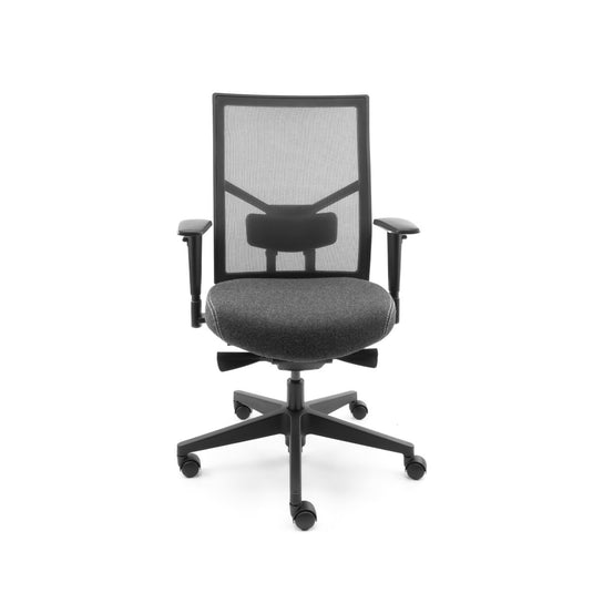 Bureaustoel Chairsupply OTIS donkergrijs - Re - Use24Bureaustoelen