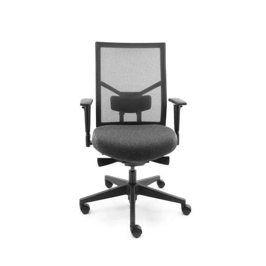 Bureaustoel Chairsupply Otis Donkergrijs - Re - Use24Bureaustoelen