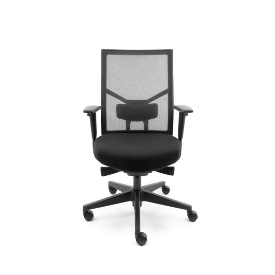 Bureaustoel Chairsupply OWEN mirage zwart - Re - Use24Bureaustoelen
