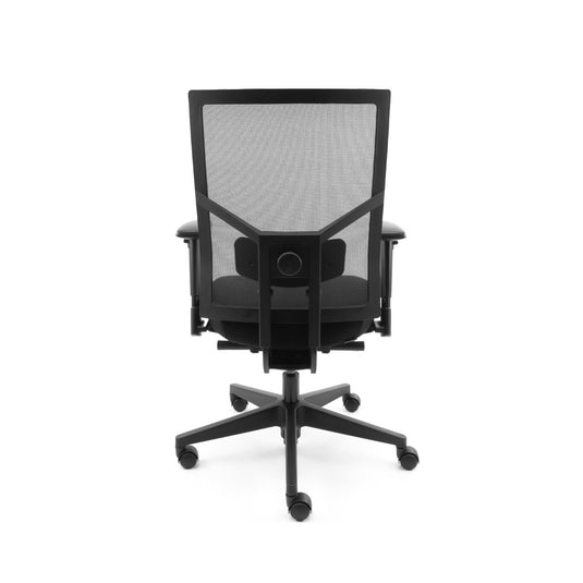 Bureaustoel Chairsupply OWEN mirage zwart - Re - Use24Bureaustoelen