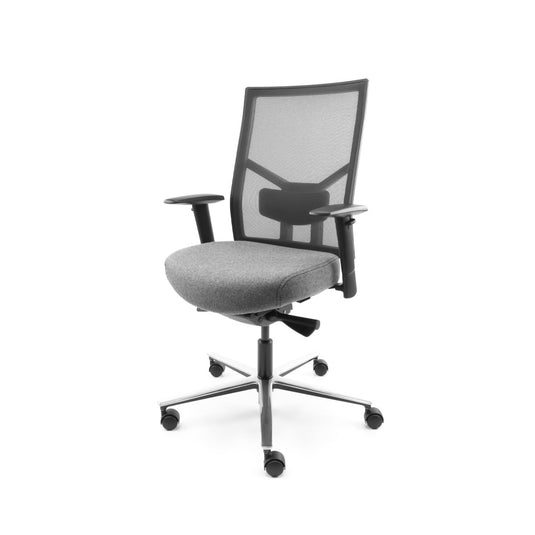 Bureaustoel Chairsupply VINCE middengrijs - Re - Use24Bureaustoelen
