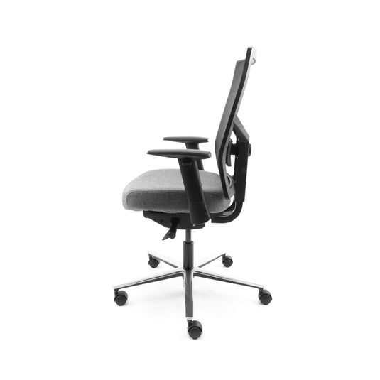 Bureaustoel Chairsupply VINCE middengrijs - Re - Use24Bureaustoelen