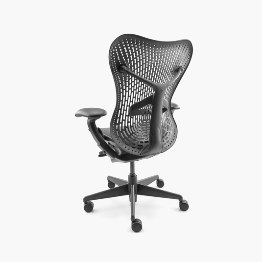 Bureaustoel Herman Miller Mirra Graphite Refurbished - Re - Use24Bureaustoelen