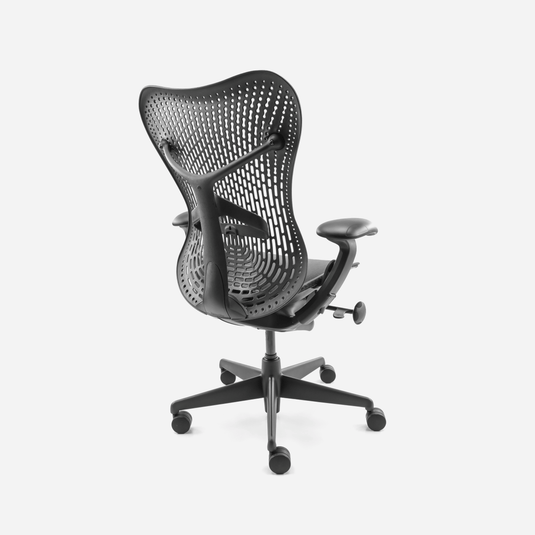 Bureaustoel Herman Miller Mirra Graphite Refurbished - Re - Use24Bureaustoelen