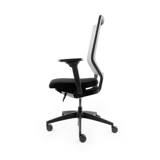 Bureaustoel Sedus Quarterback 2 Grijs/Zwart originele stof - Re - Use24Bureaustoelen