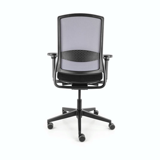 Gispen Zinn Smart Netweave Zwart/Grijs 4D pad - Re - Use24Bureaustoelen