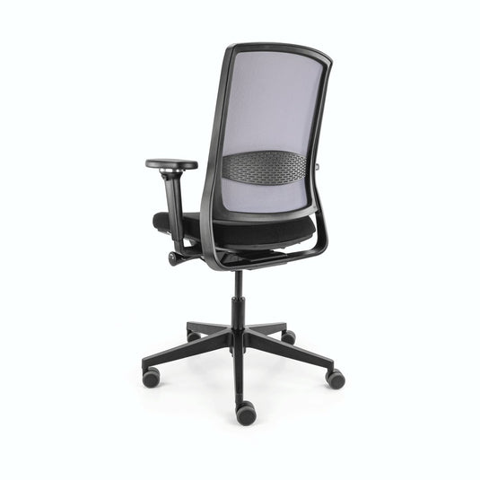 Gispen Zinn Smart Netweave Zwart/Grijs 4D pad - Re - Use24Bureaustoelen