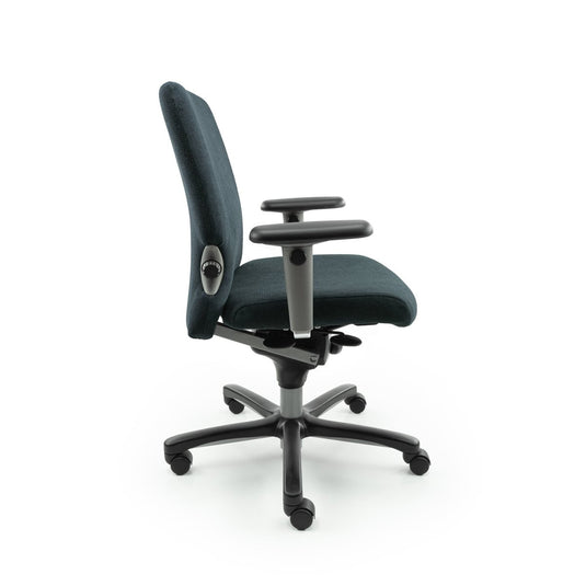 Haworth Comforto 77 Regain Blauw Refurbished Bureaustoel - Re - Use24Bureaustoelen