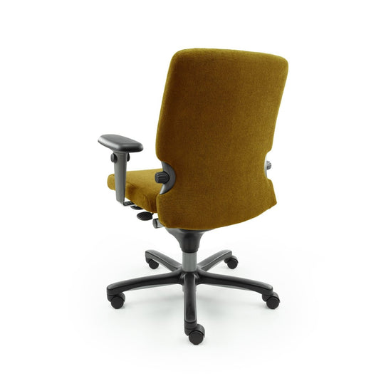 Haworth Comforto 77 Regain Geel Refurbished Bureaustoel - Re - Use24Bureaustoelen