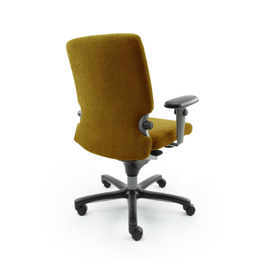 Haworth Comforto 77 Regain Geel Refurbished Bureaustoel - Re - Use24Bureaustoelen