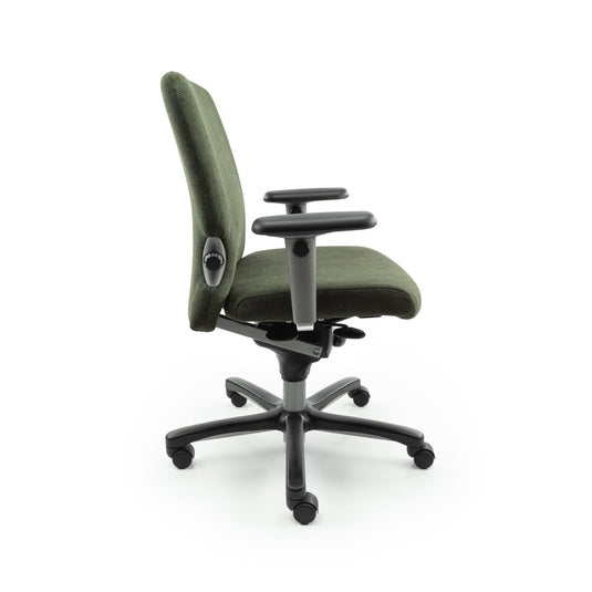Haworth Comforto 77 Regain Groen Refurbished Bureaustoel - Re - Use24Bureaustoelen