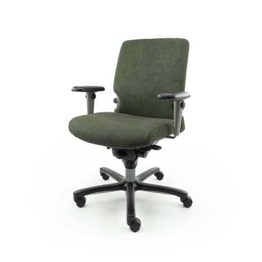 Haworth Comforto 77 Regain Groen Refurbished Bureaustoel - Re - Use24Bureaustoelen