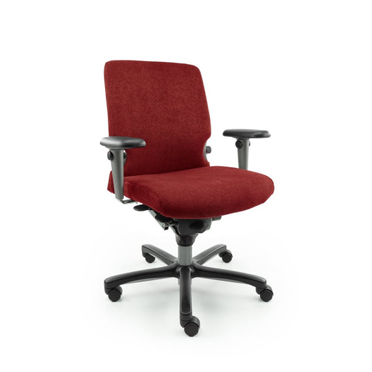 Haworth Comforto 77 Regain Rood Refurbished Bureaustoel - Re - Use24Bureaustoelen