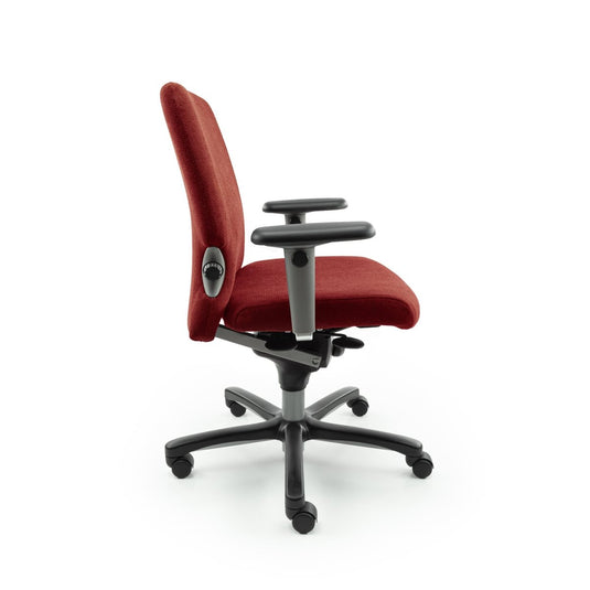 Haworth Comforto 77 Regain Rood Refurbished Bureaustoel - Re - Use24Bureaustoelen