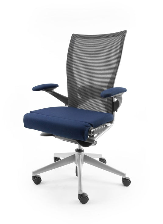 Haworth Comforto X99 Originele Stof Blauw - Re - Use24