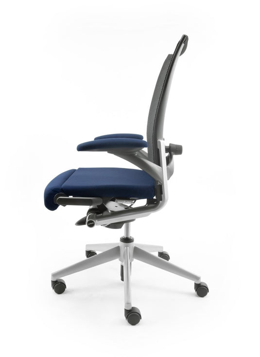 Haworth Comforto X99 Originele Stof Blauw - Re - Use24