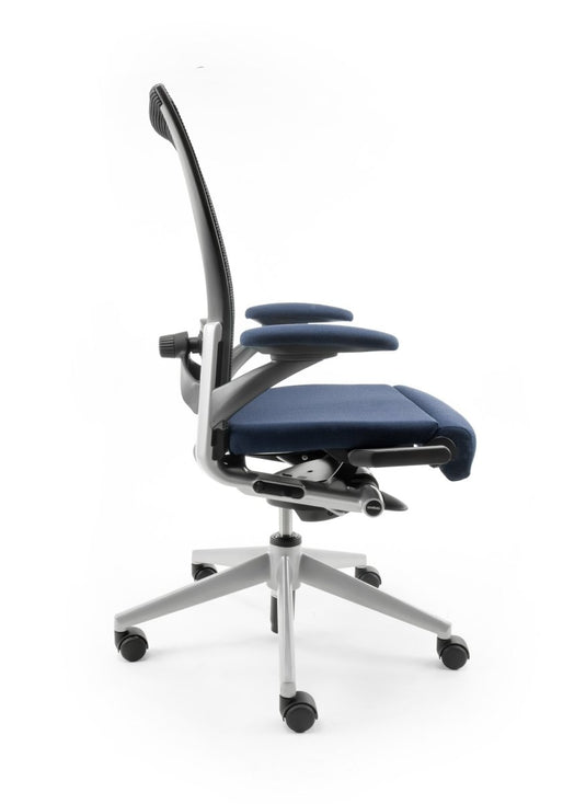 Haworth Comforto X99 Originele Stof Blauw - Re - Use24