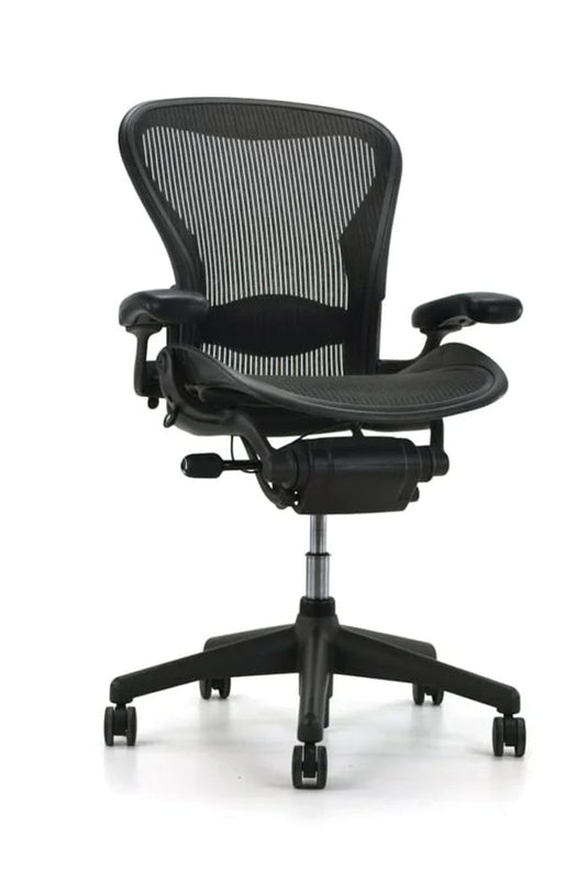 Herman Miller Aeron (classic) "B" Full options Refurbished Bureaustoel - Re-Use24Bureaustoelen
