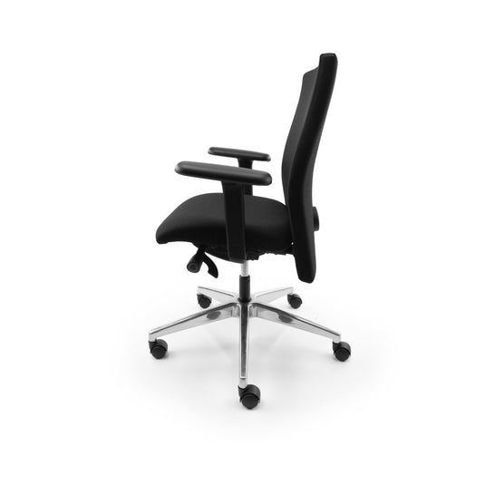 Interstuhl Se7en Zwart Refurbished Bureaustoel - Re - Use24Bureaustoelen