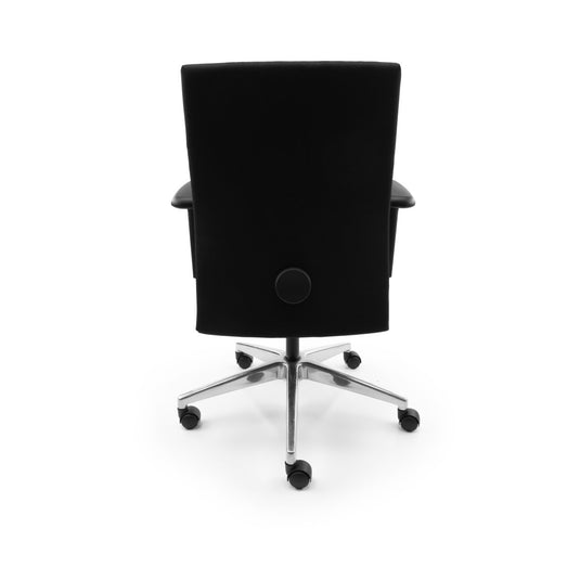 Interstuhl Se7en Zwart Refurbished Bureaustoel - Re - Use24Bureaustoelen