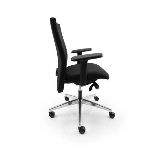 Interstuhl Se7en Zwart Refurbished Bureaustoel - Re - Use24Bureaustoelen