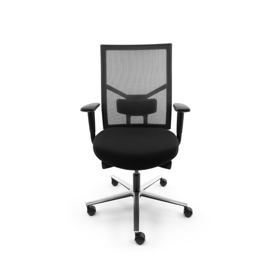 Re - Use Bureaustoel Chairsupply MILAN Zwart - Re - Use24Bureaustoelen