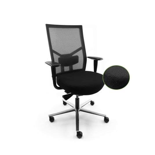 Re - Use Bureaustoel Chairsupply MILAN Zwart - Re - Use24Bureaustoelen