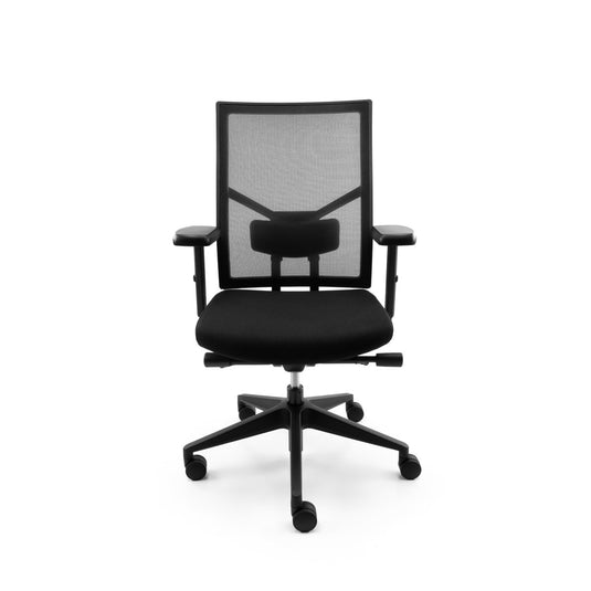Re - Use24 686s Black Edition Ergonomisch Refurbished Bureaustoel - Re - Use24Bureaustoelen