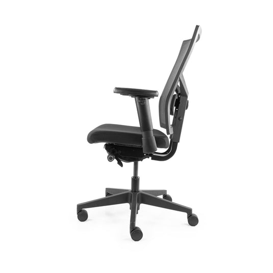 Re - Use24 686s Black Edition Ergonomisch Refurbished Bureaustoel - Re - Use24Bureaustoelen