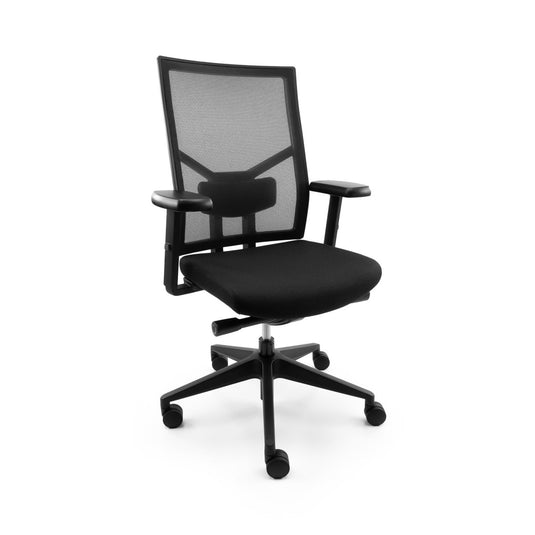 Re - Use24 686s Black Edition Ergonomisch Refurbished Bureaustoel - Re - Use24Bureaustoelen