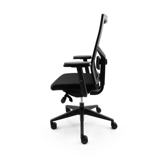 Re - Use24 686s Black Edition Ergonomisch Refurbished Bureaustoel - Re - Use24Bureaustoelen