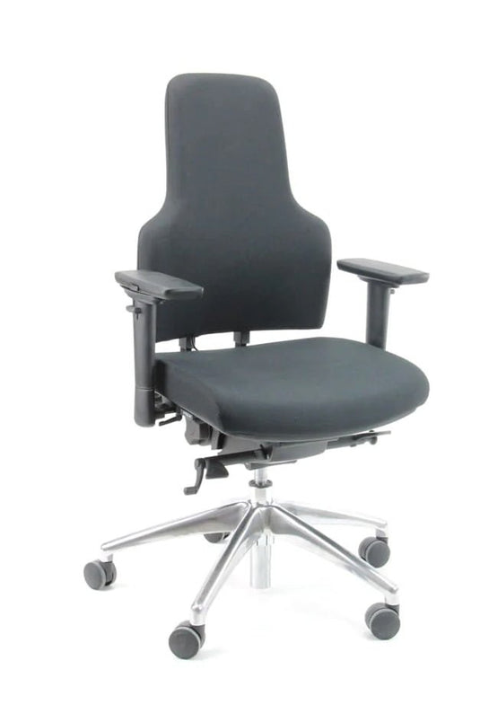 Re-Use24 A9650 NPR1813 Zwart Refurbished Bureaustoel - Re-Use24Bureaustoelen