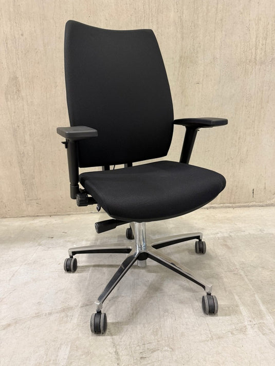Refurbished Bisley Upscale Zwart (B2) - Re - Use24Bureaustoelen