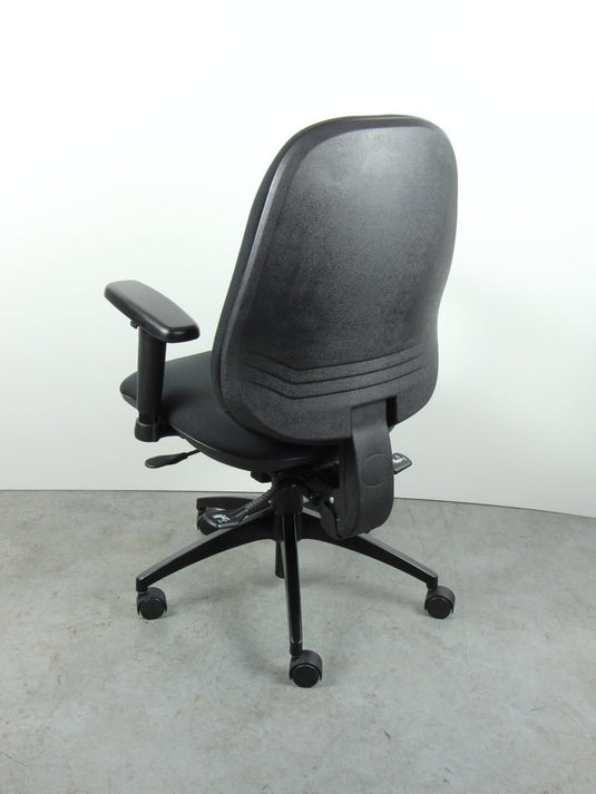 Refurbished bureaustoel Black Comfort Nylon - Re - Use24Bureaustoelen