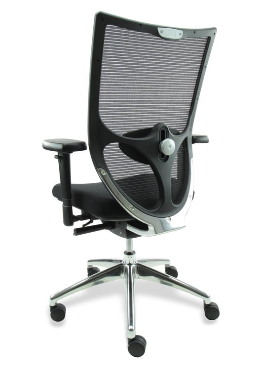 Refurbished Bureaustoel Chairsupply 777 NPR Zwart - Re - Use24Bureaustoelen