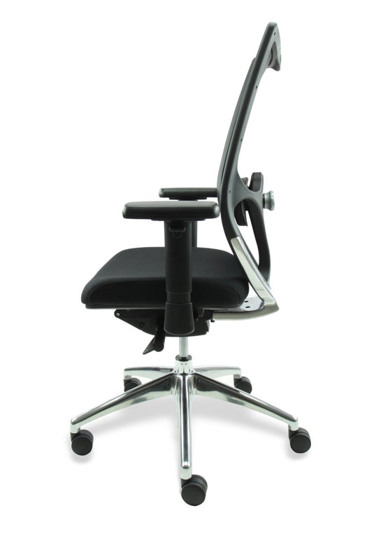 Refurbished Bureaustoel Chairsupply 777 NPR Zwart - Re - Use24Bureaustoelen