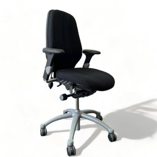 RH Logic 220 originele stof zwart - Re - Use24Bureaustoelen
