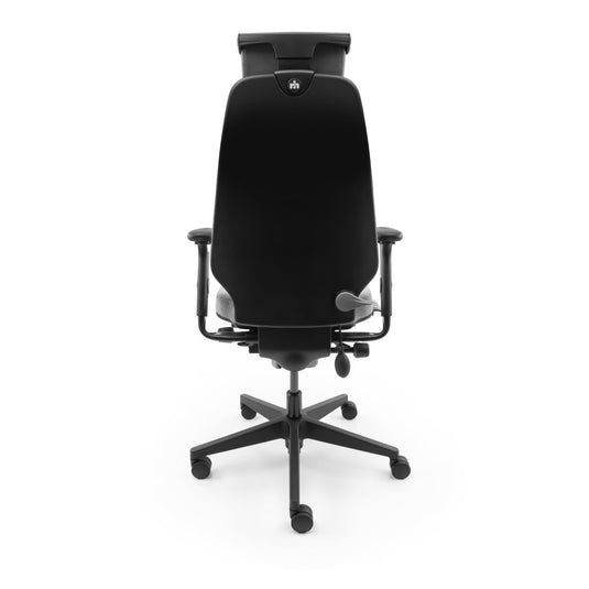 RH Logic 400 met hoofdsteun - Alcantara middengrijs - Re - Use24Bureaustoelen