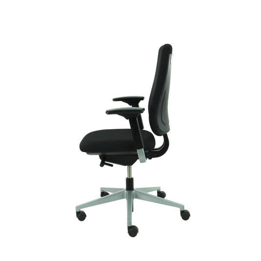Steelcase Reply, nieuwe stof zwart, Refurbished - Re-Use24