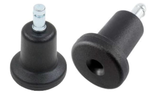 5x Re-Use24 bureaustoel/werkstoel glijdoppen - Re-Use24