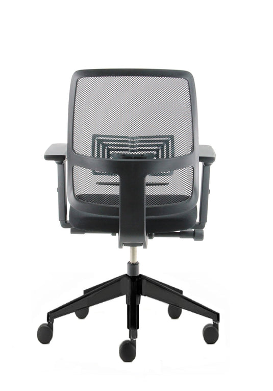 Haworth Comforto 29 Lively Zwart Mesh Refurbished Bureaustoel