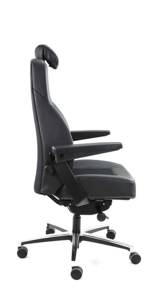 B1 Mix Met Opklapbare Armrest - Mirage en Leer Zwart