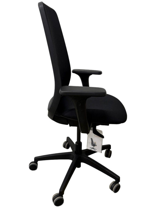Be by Beta Zwart Mesh Refurbished Bureaustoel - Re-Use24Bureaustoelen